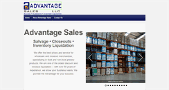 Desktop Screenshot of advantagesalesllc.com