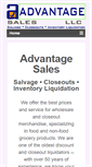Mobile Screenshot of advantagesalesllc.com